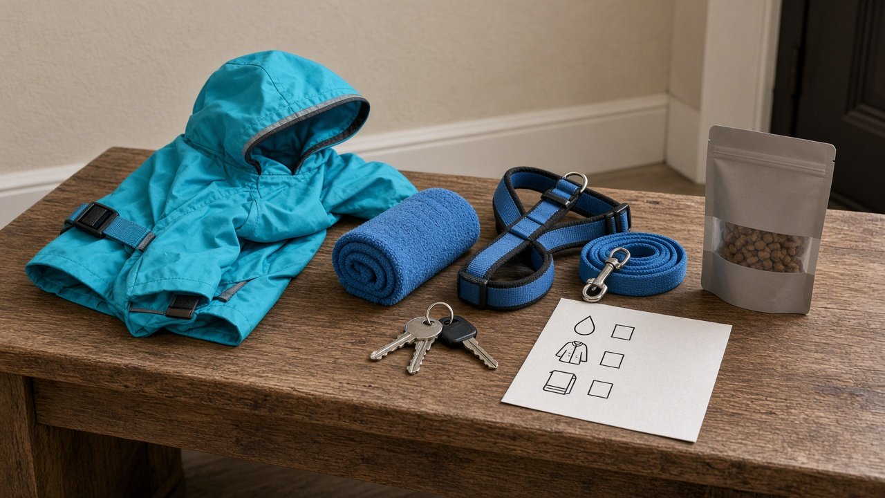Impermeable o chubasquero tras adoptar: cuándo, talla y qué preguntar