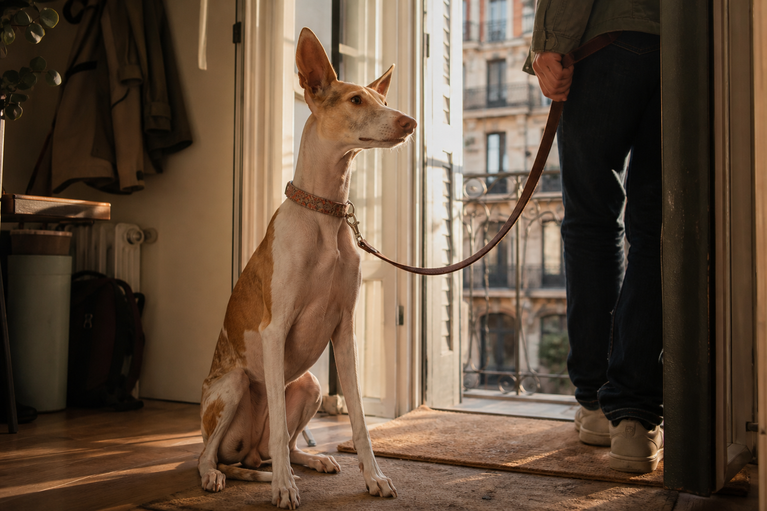 Adoptar un podenco o un perro de caza: campo, piso y qué preguntar
