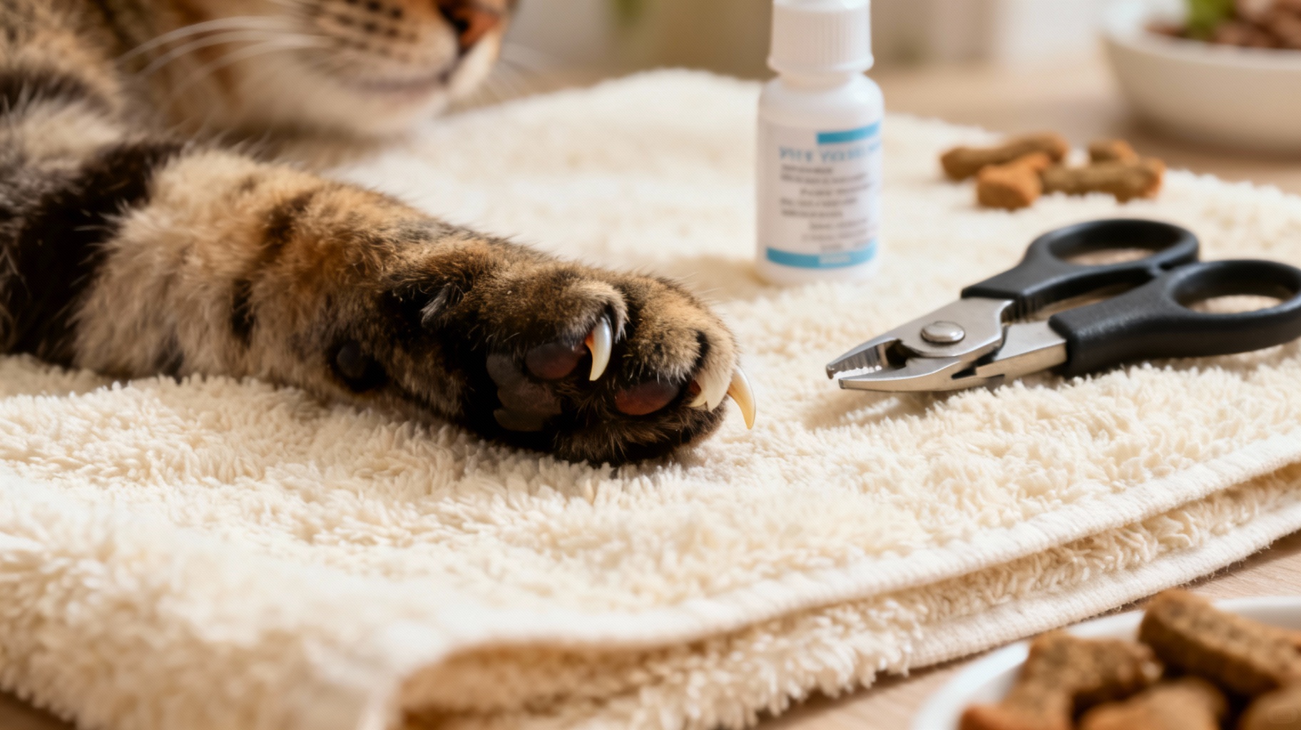 Cómo cortar las uñas de un gato sin hacerle daño: guía completa y paso a paso