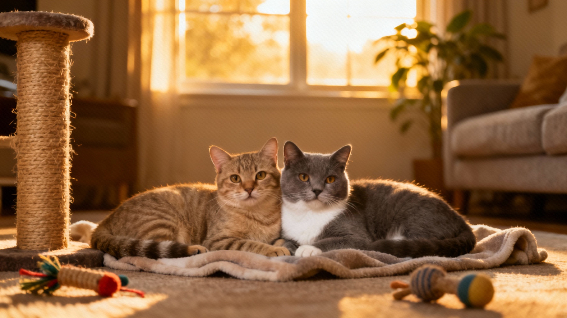 Cómo lograr que dos gatos se lleven bien: guía práctica y amable