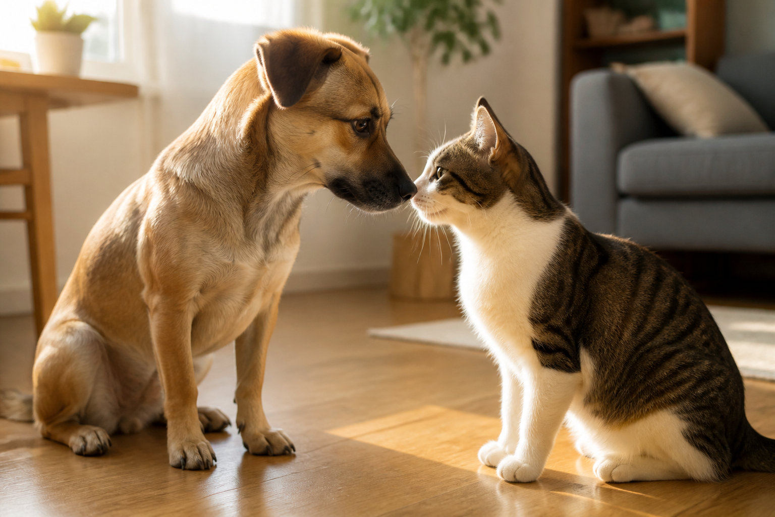 Cómo presentar un perro adoptado a un gato residente: guía práctica paso a paso