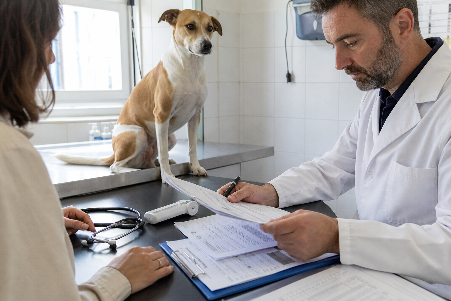 Elegir veterinario al adoptar: primera visita, historial y urgencias