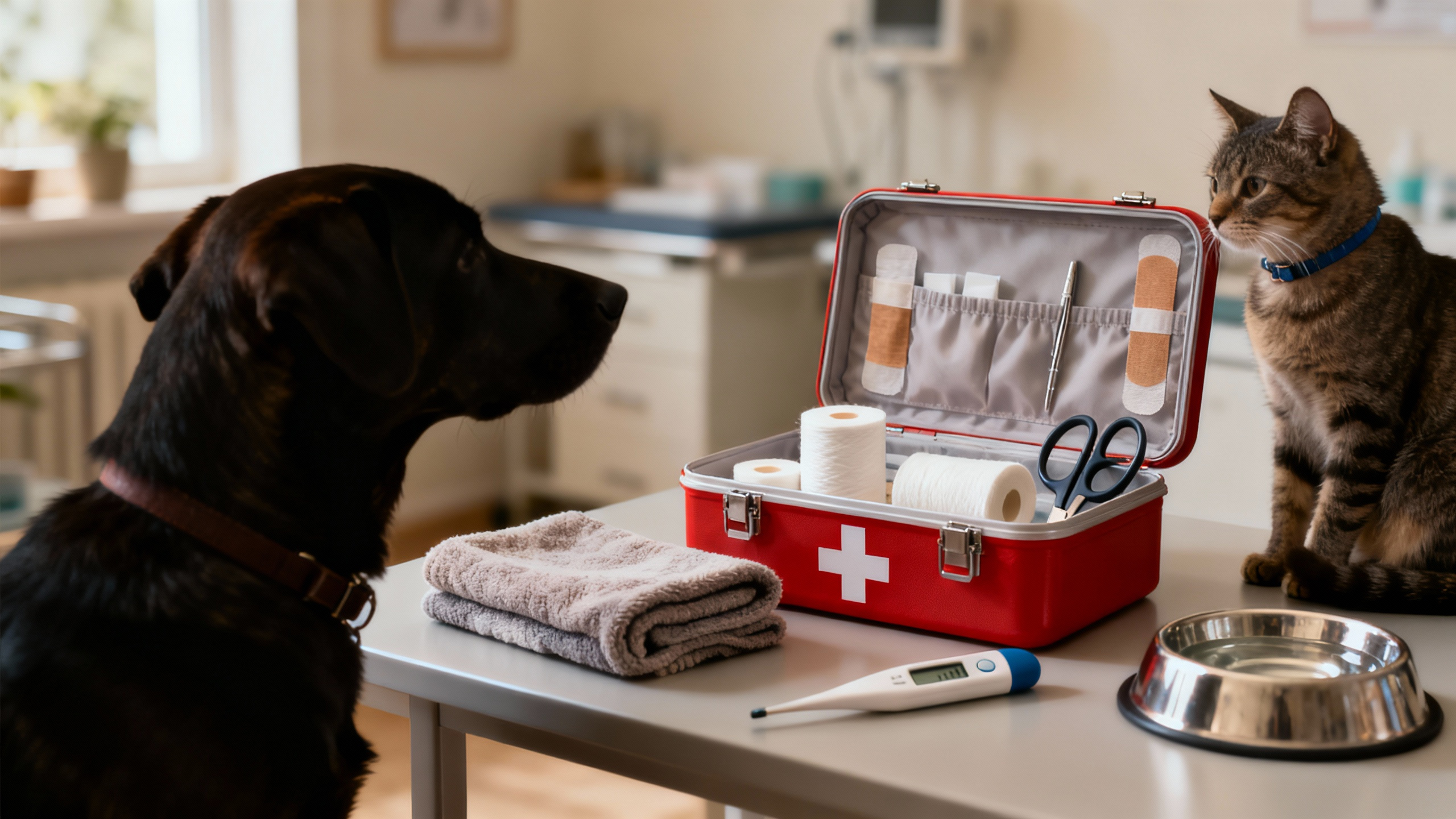 Primeros auxilios básicos para perros y gatos: qué hacer en las primeras horas